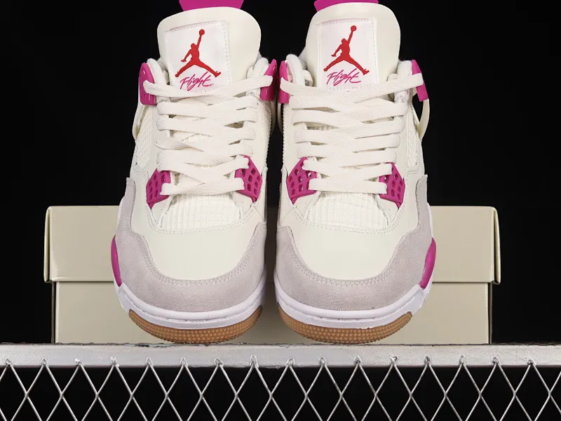 All categories Air Jordan Jordan series basketball shoes Air Jordan 4 Nike SB x Jordan Air Jordan 4 "Sapphire" AJ4 Joe 4 joint white and purple DR5415-105